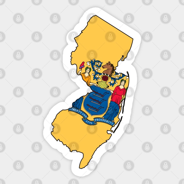 New Jersey Love Sticker by somekindofguru